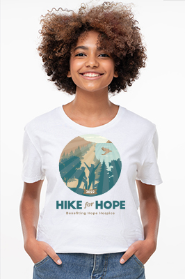 2022 Hike for Hope t-shirt design